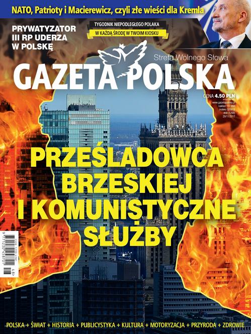 Tytuł: Gazeta Polska 29/11/2017
Autor: 
Wydawnictwo: Niezależne Wydawnictwo Polskie Sp. z o.o
Formaty: PDF
