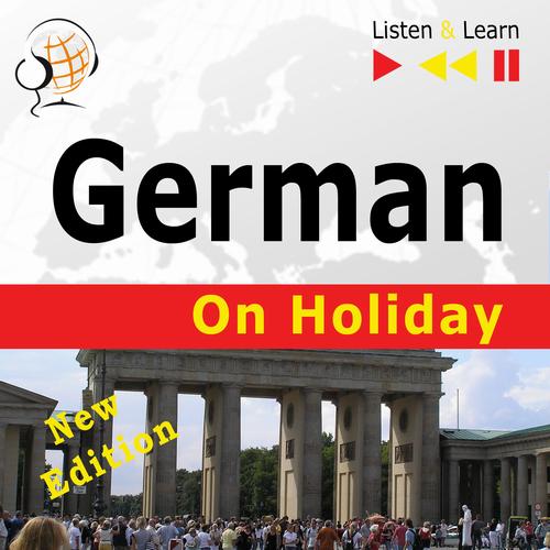 Tytuł: German on Holiday: Deutsch für die Ferien – New edition (Proficiency level: B1-B2 – Listen and Learn)
Autor: Dorota Guzik
Wydawnictwo: DIM
Formaty: MP3