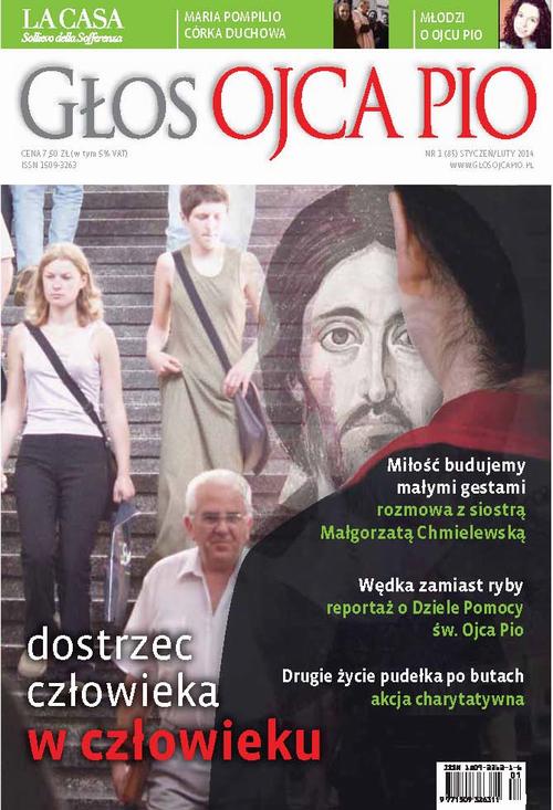 Tytuł: Głos Ojca Pio nr 1 (85) styczeń/luty 2014
Autor: Praca zbiorowa
Wydawnictwo: Serafin
Formaty: PDF