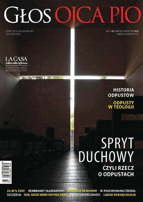 Tytuł: Głos Ojca Pio nr 2 (92) marzec/kwiecień 2015
Autor: Praca zbiorowa
Wydawnictwo: Serafin
Formaty: PDF