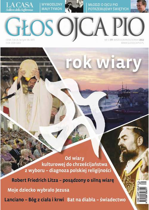 Tytuł: Głos Ojca Pio nr 5 (77) wrzesień/październik 2012
Autor: Praca zbiorowa
Wydawnictwo: Serafin
Formaty: PDF