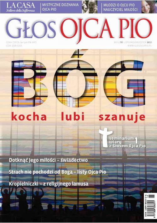 Tytuł: Głos Ojca Pio nr 6 (78) listopad/grudzień 2012
Autor: Praca zbiorowa
Wydawnictwo: Serafin
Formaty: PDF