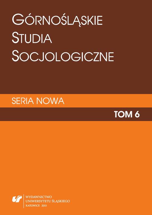 Tytuł: Górnośląskie Studia Socjologiczne. Seria Nowa. T. 6
Autor: 
Wydawnictwo: Wydawnictwo Uniwersytetu Śląskiego
Formaty: PDF