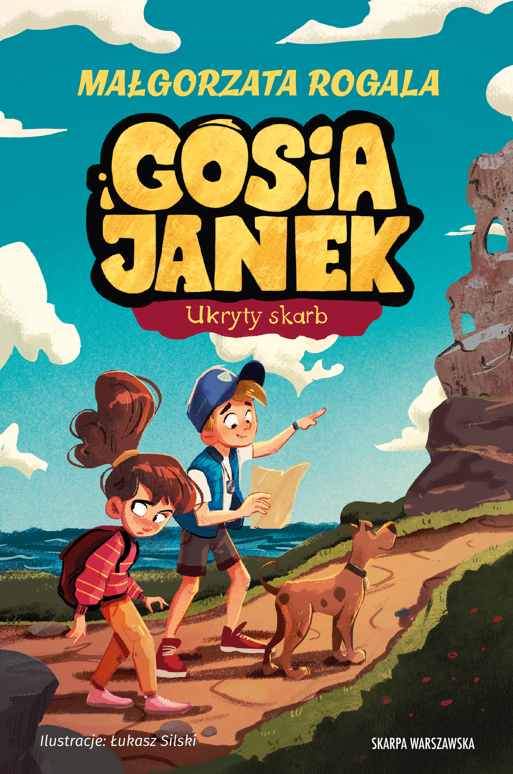 Tytuł: Gosia i Janek. Ukryty skarb
Autor: Małgorzata Rogala
Wydawnictwo: Skarpa Warszawska
Formaty: EPUB, MOBI