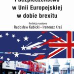 Gospodarka, polityka i bezpieczeństwo w Unii Europejskiej w dobie brexitu — okładka e-booka