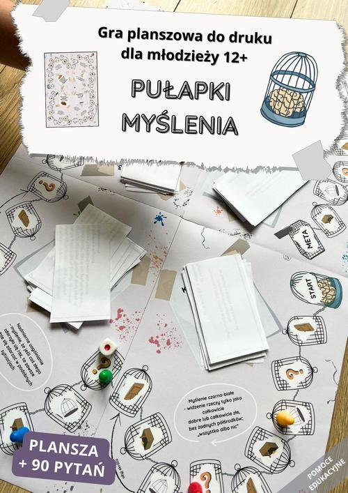 Tytuł: Gra planszowa dla młodzieży 12+ "Pułapki myślenia". Pomoc edukacyjna do druku
Autor: Katarzyna Skoczylas-Płuska
Wydawnictwo: Katarzyna Skoczylas-Płuska
Formaty: PDF