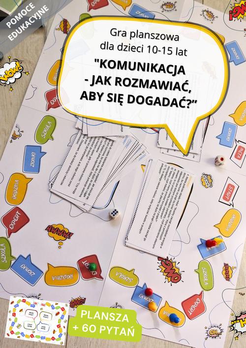 Tytuł: Gra planszowa " Komunikacja - jak rozmawiać, aby się dogadać?" dla dzieci 10-15 lat (do druku). Pomoc edukacyjna
Autor: Katarzyna Płuska
Wydawnictwo: Katarzyna Skoczylas-Płuska
Formaty: PDF