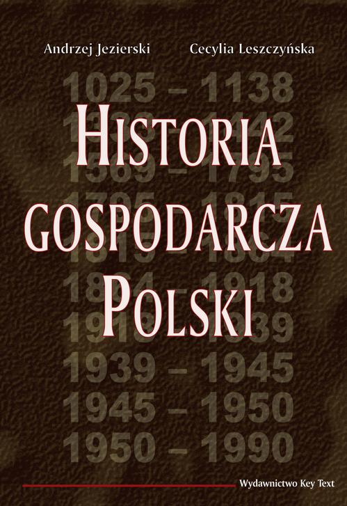 Historia gospodarcza Polski — okładka e-booka