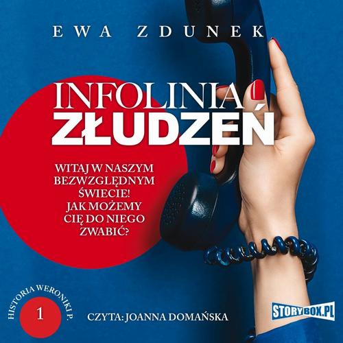 Tytuł: Historia Weroniki P. Tom 1. Infolinia złudzeń
Autor: Ewa Zdunek
Wydawnictwo: Storybox
Formaty: MP3