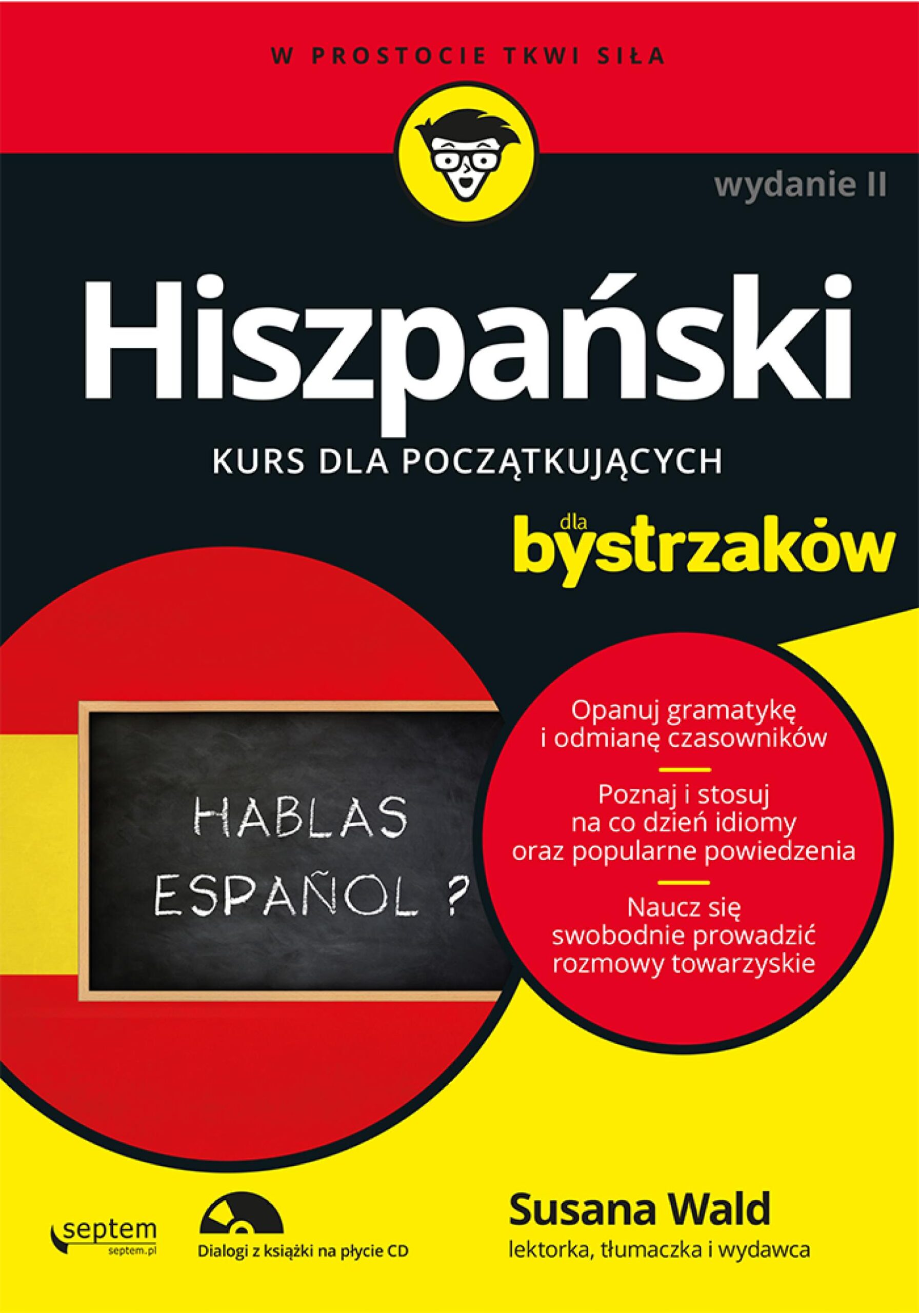 Hiszpański dla bystrzaków. Wydanie II — okładka e-booka