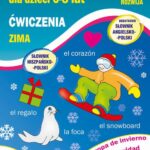 Hiszpański dla dzieci 6-8 lat. Zima. Ćwiczenia — okładka e-booka