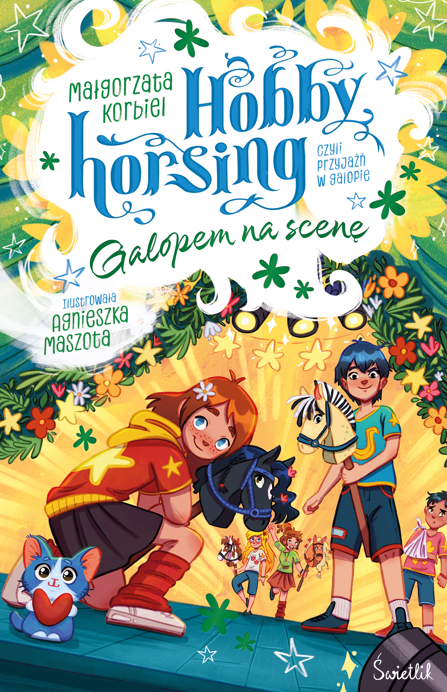 Tytuł: Hobby horsing, czyli przyjaźń w galopie (Tom 5). Galopem na scenę. Hobby horsing, czyli przyjaźń w galopie. Tom 5
Autor: Małgorzata Korbiel
Wydawnictwo: Świetlik
Formaty: EPUB, MOBI