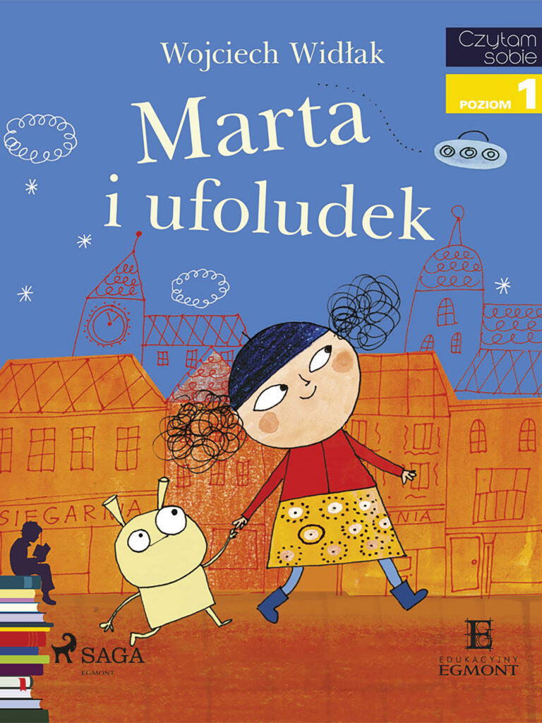 I am reading - Czytam sobie. Marta i ufoludek — okładka