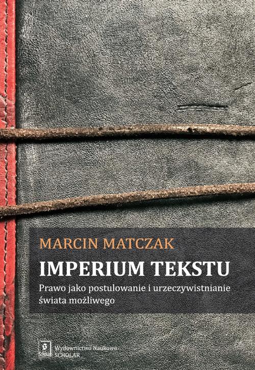 Imperium tekstu — okładka