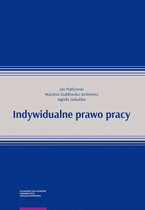 Indywidualne prawo pracy — okładka e-booka