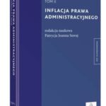 Inflacja prawa administracyjnego. TOM II — okładka e-booka