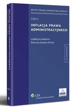 Inflacja prawa administracyjnego. TOM II — okładka e-booka