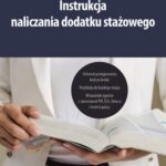 Instrukcja naliczania dodatku stażowego — okładka e-booka