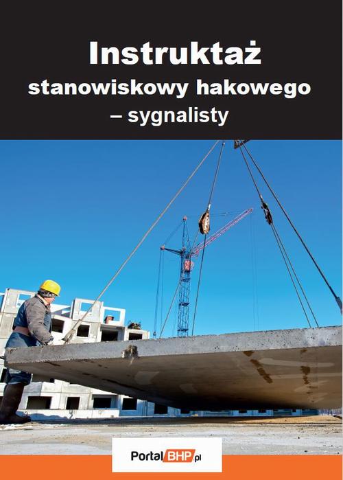 Instruktaż stanowiskowy hakowego – sygnalisty — okładka