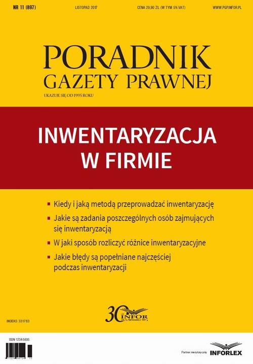 Tytuł: Inwentaryzacja w firmie
Autor: Infor Pl
Wydawnictwo: Infor
Formaty: PDF