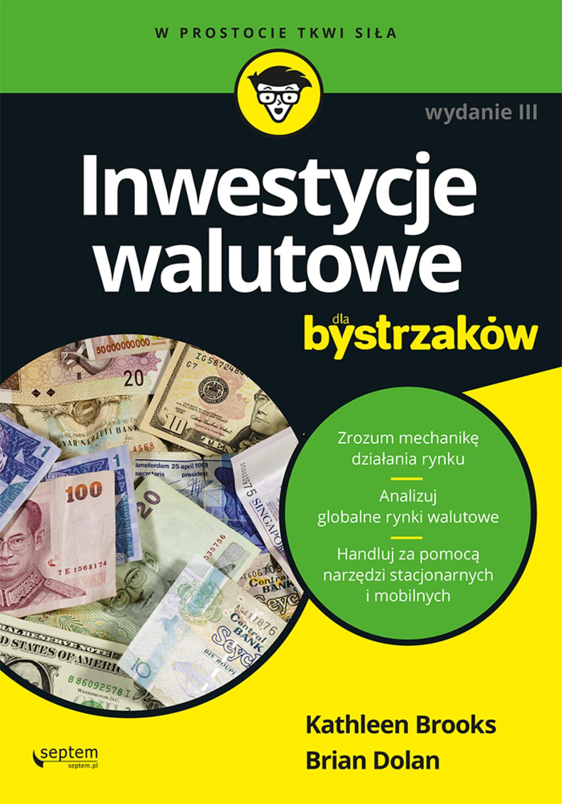 Inwestycje walutowe dla bystrzaków. Wydanie III — okładka e-booka
