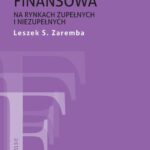 Inżynieria finansowa na rynkach zupełnych i niezupełnych — okładka e-booka