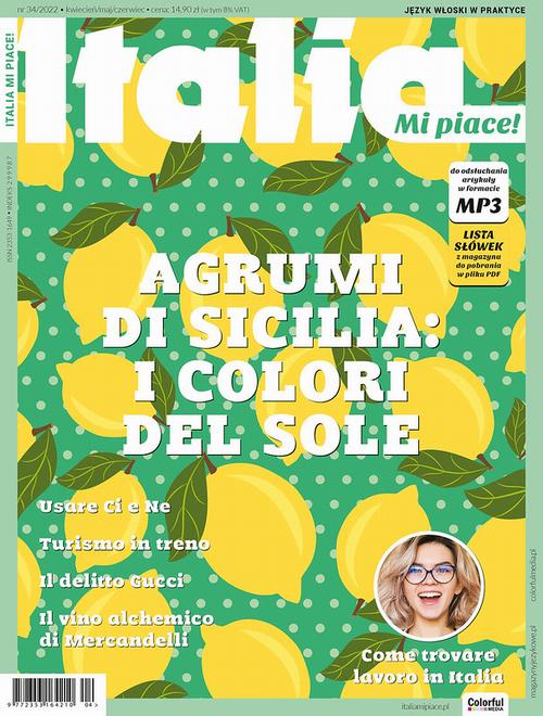 Tytuł: Italia Mi piace! 34
Autor:
Wydawnictwo: Colorful Media
Formaty: PDF