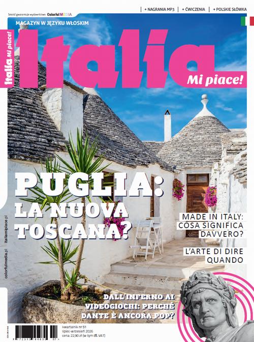 Tytuł: Italia Mi piace! 51
Autor:
Wydawnictwo: Colorful Media
Formaty: PDF