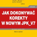 Jak dokonywać korekty w nowym JPK_V7 — okładka e-booka