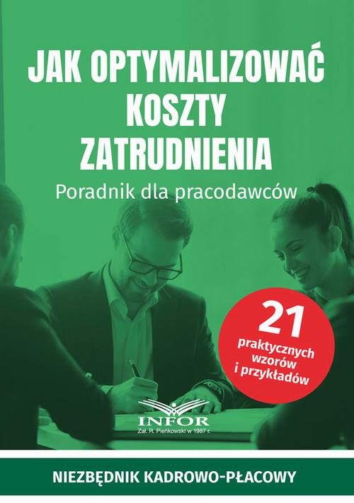 Jak optymalizować koszty zatrudnienia — okładka e-booka