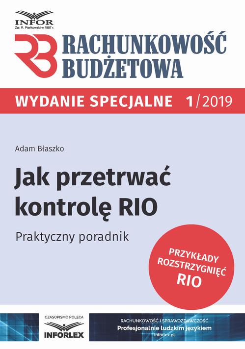 Jak przetrwać kontrolę RIO Praktyczny poradnik — okładka e-booka