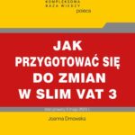 Jak przygotować się do zmian SLIM VAT 3 — okładka e-booka