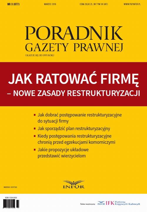 Jak ratować firmę – nowe zasady restrukturyzacji — okładka e-booka