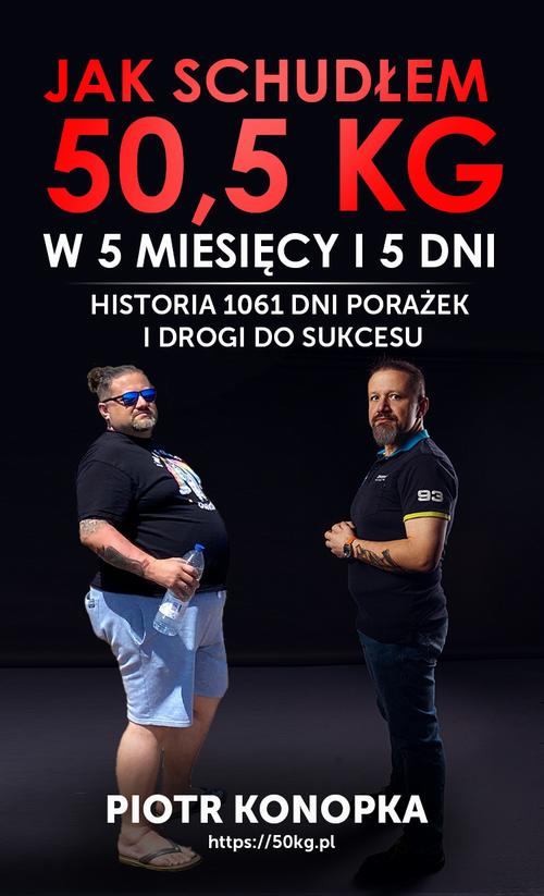 Jak schudłem 50,5 kg w 5 miesięcy i 5 dni — okładka e-booka