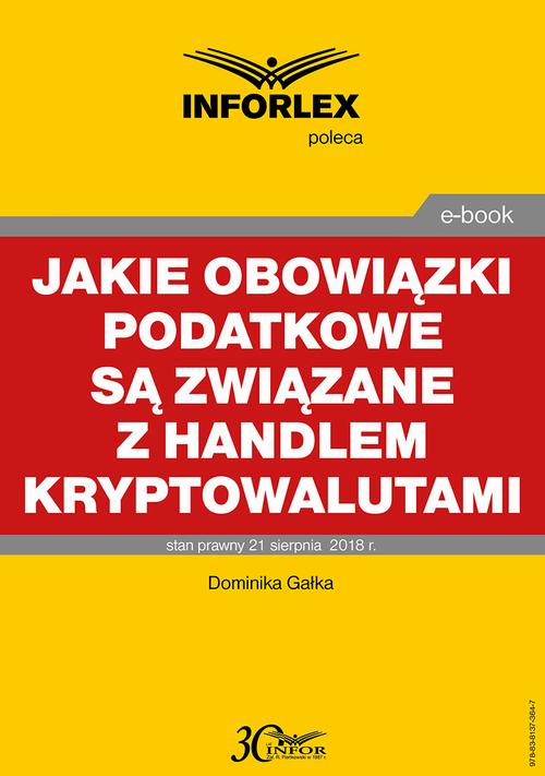 Jakie obowiązki podatkowe są związane z handlem kryptowalutami — okładka e-booka