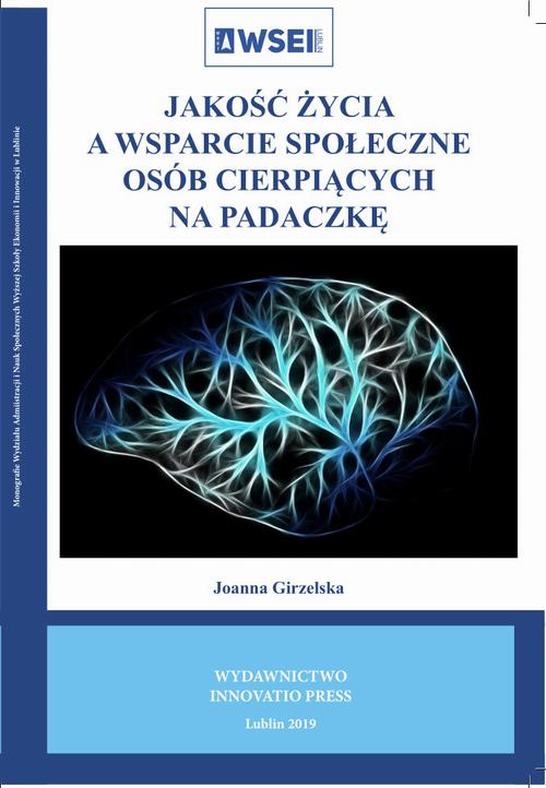 Jakość życia a wsparcie społeczne osób cierpiących na padaczkę — okładka e-booka