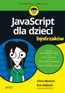 JavaScript dla dzieci dla bystrzaków — okładka e-booka
