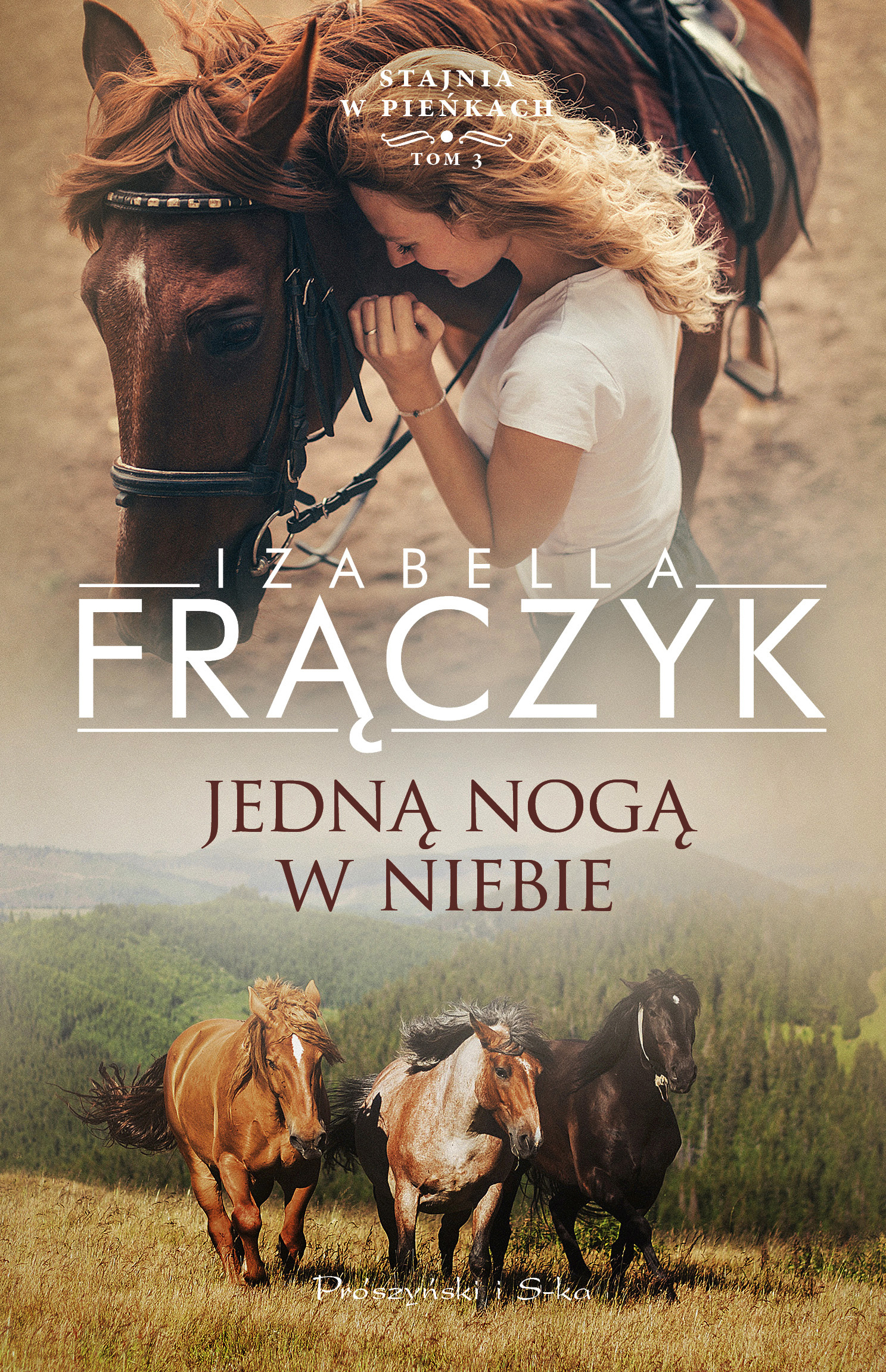 Jedną nogą w niebie — okładka e-booka