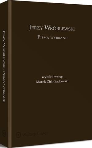 Jerzy Wróblewski. Pisma wybrane — okładka e-booka
