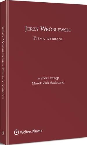 Jerzy Wróblewski. Pisma wybrane — okładka e-booka