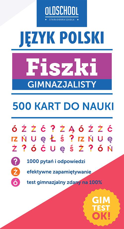 Język polski Fiszki gimnazjalisty — okładka e-booka