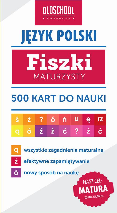 Język polski. Fiszki maturzysty — okładka e-booka