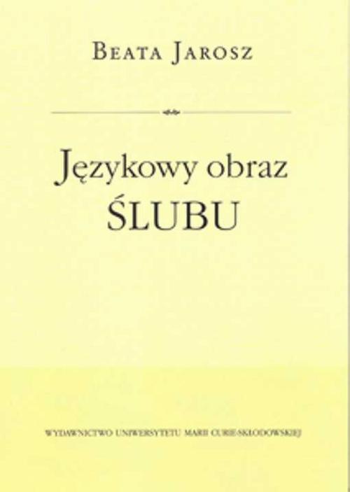 Językowy obraz ślubu — okładka e-booka