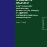 Jurysdykcja krajowa w sprawach o ogłoszenie upadłości — okładka e-booka
