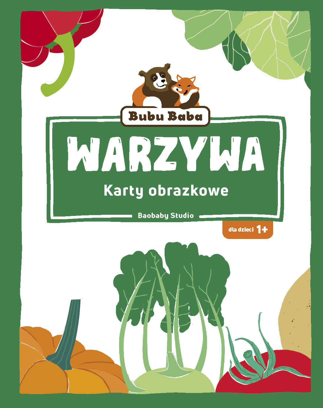 Tytuł: Karty obrazkowe. Warzywa
Autor: 
Wydawnictwo: Wydawnictwo Olesiejuk
Formaty: PDF