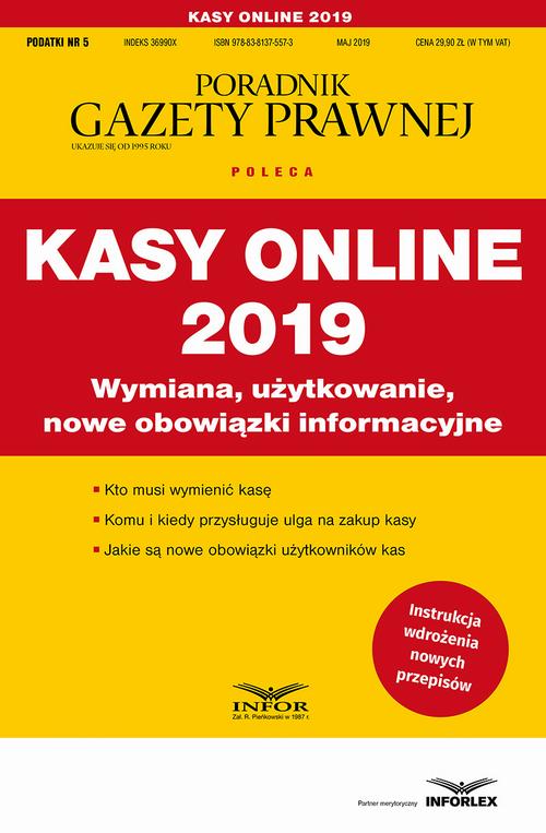 Kasy Online 2019 — okładka e-booka