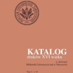 Katalog druków XVI wieku w zbiorach Biblioteki Uniwersyteckiej w Warszawie. Tom 5: L-O — okładka wydania