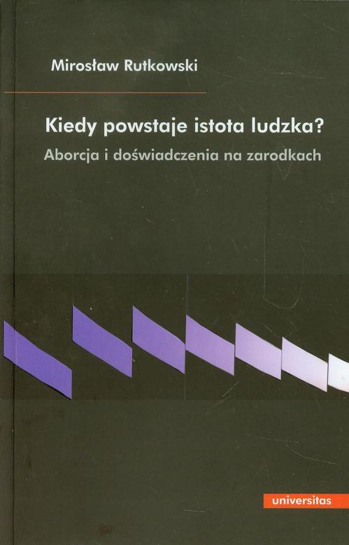 Kiedy powstaje istota ludzka? — okładka
