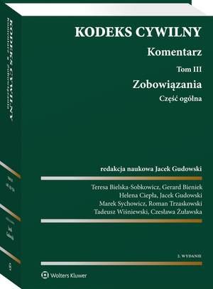 Kodeks cywilny. Komentarz. Tom 3. Zobowiązania. Część ogólna — okładka e-booka