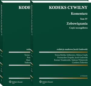 Kodeks cywilny. Komentarz. Tom 4 i 5. Zobowiązania. Część szczegółowa — okładka e-booka